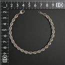 パイプロープ ブレスレット Pt850 幅5mm 20cm