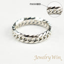 リング 喜平リング Pt850 幅5.2mm ダブル6面カット ハードタイプ