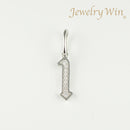 ペンダントトップ Pt850 ダイヤ付 (Type-No.1)