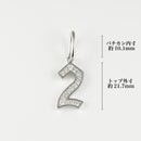 ペンダントトップ Pt850 ダイヤ付 (Type-No.2)