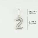 ペンダントトップ Pt850 ダイヤモンド付 (Type-No.2)