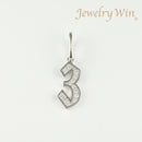 ペンダントトップ Pt850 ダイヤ付 (Type-No.3)