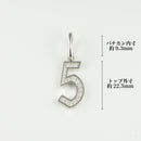 ペンダントトップ Pt850 ダイヤモンド付 (Type-No.5)