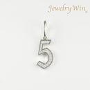 ペンダントトップ Pt850 ダイヤ付 (Type-No.5)