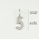 ペンダントトップ Pt850 ダイヤモンド付 (Type-No.5)