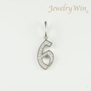 ペンダントトップ Pt850 ダイヤモンド付 (Type-No.6)