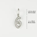 ペンダントトップ Pt850 ダイヤ付 (Type-No.6)