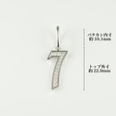 ペンダントトップ Pt850 ダイヤ付 (Type-No.7)