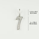 ペンダントトップ Pt850 ダイヤモンド付 (Type-No.7)