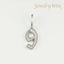 ペンダントトップ Pt850 ダイヤモンド付 (Type-No.9)