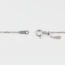 プチネックレス Pt900 ダイヤモンド付 0.10ct (Type-PB) Pt850 カット小豆チェーン ネックレス ※スライドアジャスター仕様