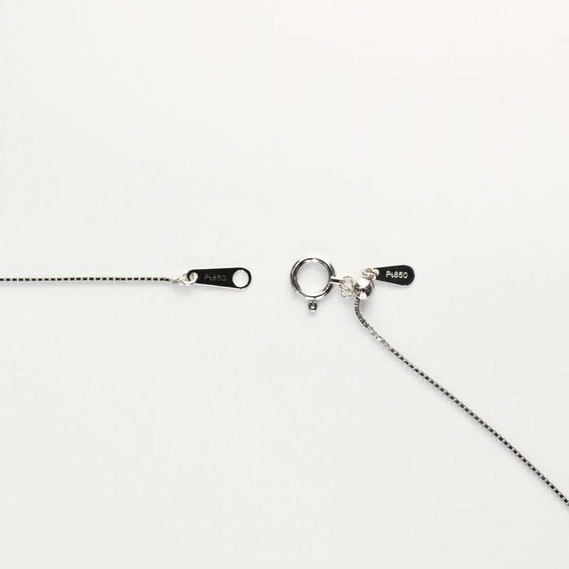 ダイヤモンドプチネックレス Pt900 0.36ct Pt850 チェーン (Type-BD)