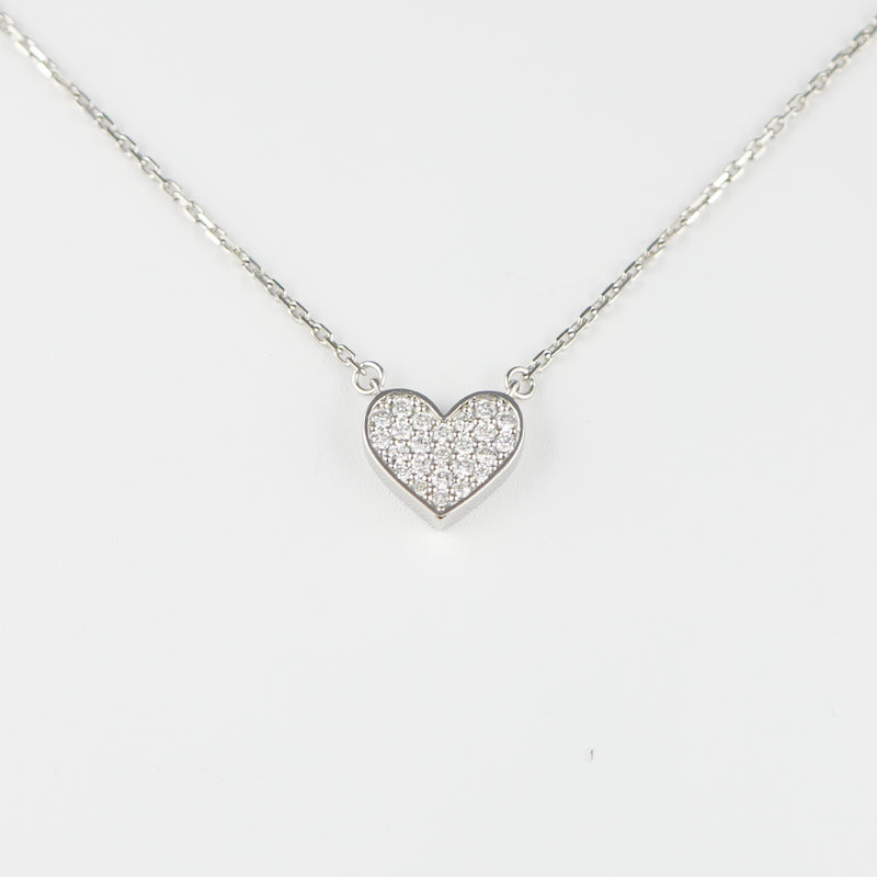 プチネックレス Pt900 ダイヤモンド付 0.2ct (Type-LO) Pt850 カット 