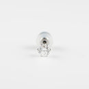 ピアス Pt900 0.3ct ダイヤ付 片方 落ちにくいピアスキャッチ ※6本爪