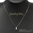 ダイヤモンドプチネックレス Pt900 0.36ct Pt850 チェーン (Type-BD) ※スライドアジャスター付