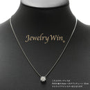 ダイヤモンドプチネックレス Pt900 0.3ct/0.4ct Pt850 チェーン (Type-SF-3) ※スライドアジャスター付