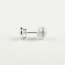 ピアス Pt900 0.3ct ダイヤ付 片方 落ちにくいピアスキャッチ ※フクリン留め