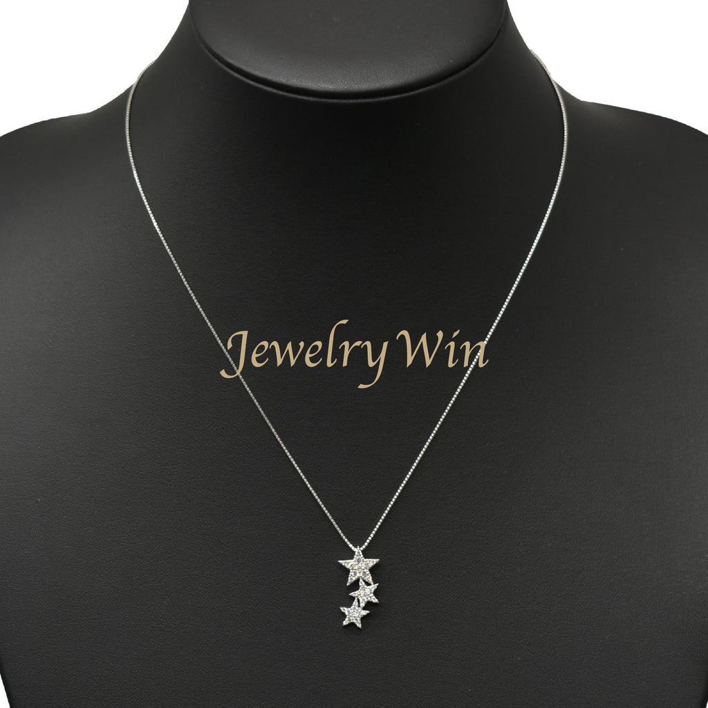 ダイヤモンドプチネックレス Pt900 0.48ct Pt850 チェーン (Type-TS)