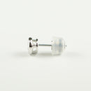 ピアス Pt900 0.4ct ダイヤ付 片方 落ちにくいピアスキャッチ ※フクリン留め