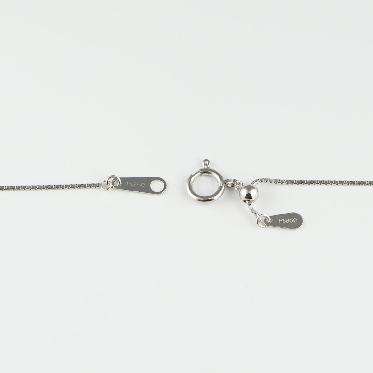 プチネックレス Pt900 ダイヤモンド付 0.50ct (Type-RD) Pt850