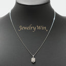 ダイヤモンドプチネックレス Pt900 0.50ct Pt850 チェーン (Type-RD)