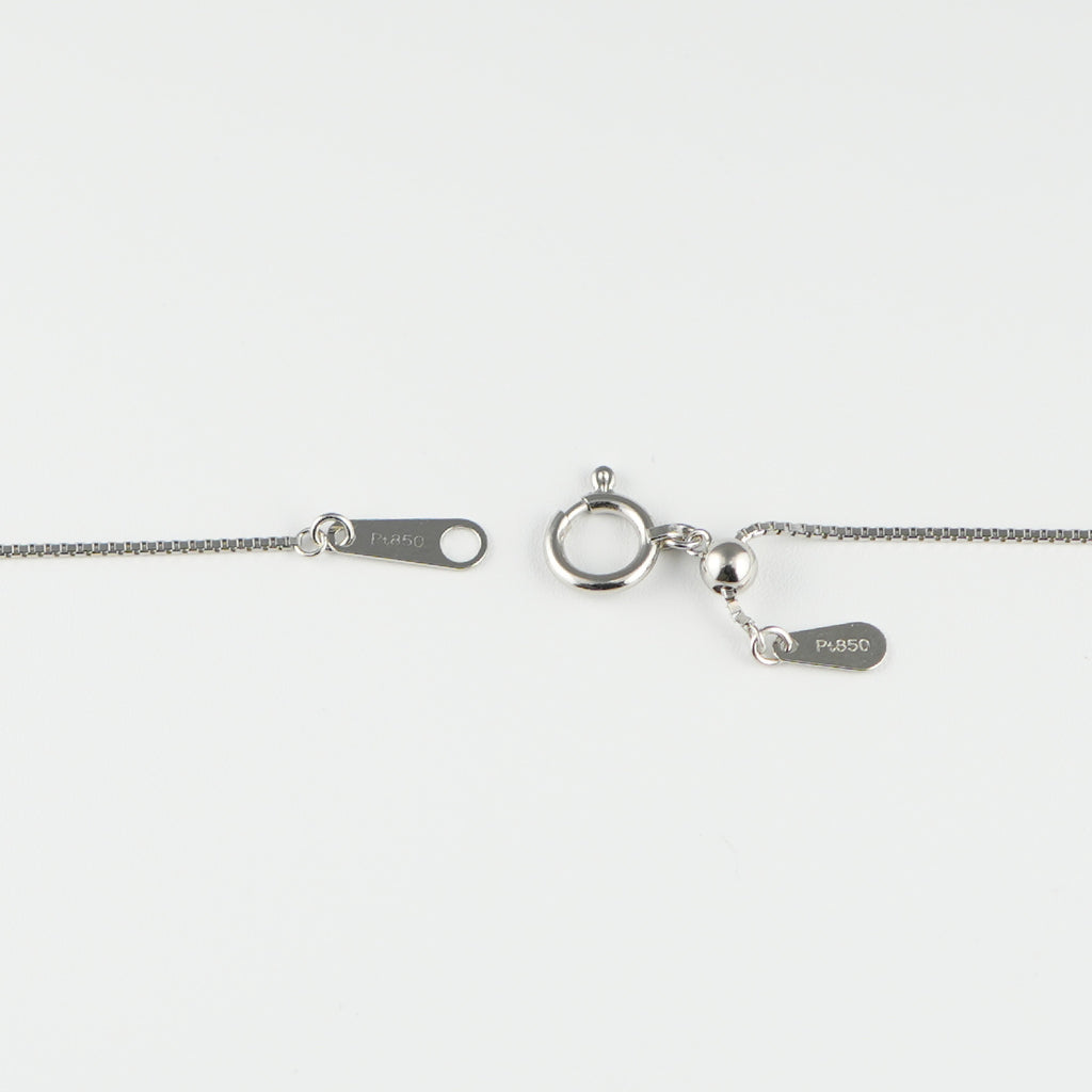 は*ー様 新品　Pt900チェーン850 天然ダイヤモンド 0.5ctネックレス ダイヤモンドプチネックレス Pt900 0.5ct Pt850 チェーン ※スライド