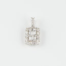 ダイヤモンドプチネックレス Pt900 0.50ct Pt850 チェーン (Type-TD)