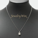 ダイヤモンドプチネックレス Pt900 0.50ct Pt850 チェーン (Type-TD)