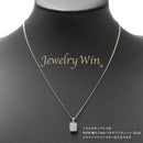 ダイヤモンドプチネックレス Pt900 0.50ct Pt850 チェーン (Type-TD) ※スライドアジャスター付