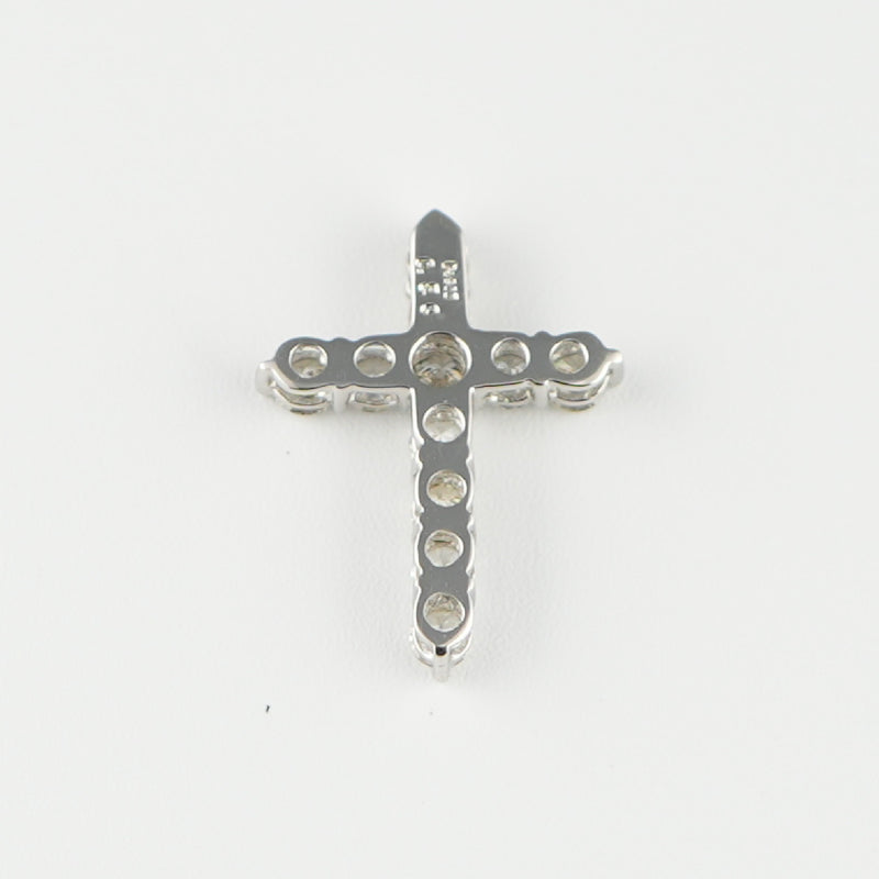ダイヤモンドプチネックレス Pt900 0.5ct Pt850 チェーン (Type-SC)