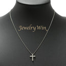 ダイヤモンドプチネックレス Pt900 0.5ct Pt850 チェーン (Type-SC)