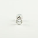 ピアス Pt900 0.5ct ダイヤ付 片方 落ちにくいピアスキャッチ ※フクリン留め