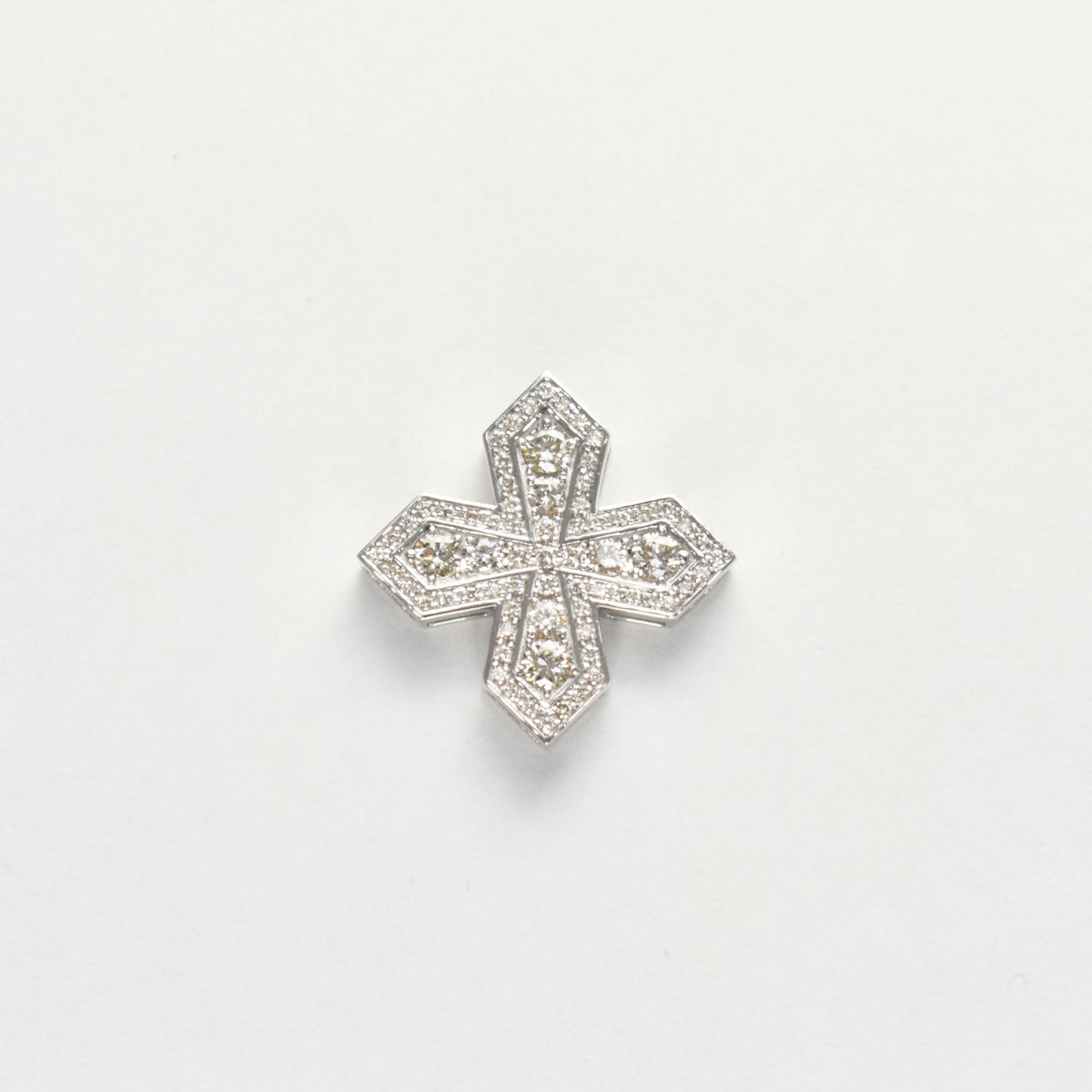 ダイヤモンドプチネックレス Pt900 0.85ct Pt850 チェーン (Type