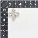 ダイヤモンドプチネックレス Pt900 0.85ct Pt850 チェーン (Type-CB)