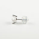 ピアス Pt900 1.0ct ダイヤモンド付 片方 ※6本爪