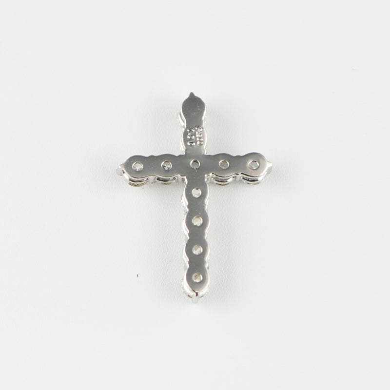 ダイヤモンドプチネックレス Pt900 1.0ct Pt850 チェーン (Type-SC)