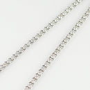 ダイヤモンドテニス ネックレス ストレート Pt900枠/Pt850(金具部分一部) 幅約3.0mm 45cm トータル10.00ct カラー:H〜I クラリティ:SI-1〜SI-2 カット:VG〜G ※ダイヤモンドのグレードは目安となります※