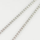 ダイヤモンドテニス ネックレス ストレート Pt900枠/Pt850(金具部分一部) 幅約3.0mm 50cm トータル10.05ct カラー:I〜J クラリティ:SI-1〜SI-2 カット:VG〜G ※ダイヤモンドのグレードは目安となります※