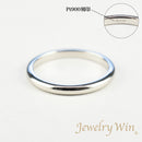 リング 甲丸リング Pt900 幅2.2mm