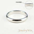 リング 甲丸リング Pt900 幅3.0mm
