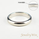 リング 甲丸リング Pt900 幅3.0mm