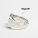 リング 印台 Pt900 大