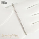 ダイヤモンドテニス ブレスレット ストレート Pt900枠/Pt850(金具部分一部) 幅約2.7mm 18cm トータル3.00ct カラー:G〜H クラリティ:VS-2〜SI-1 カット:VG ※ダイヤモンドのグレードは目安となります※