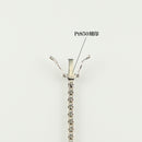 ダイヤモンドテニス ブレスレット ストレート Pt900枠/Pt850(金具部分一部) 幅約2.7mm 20cm トータル3.10ct カラー:G〜H クラリティ:VS-2〜SI-1 カット:VG ※ダイヤモンドのグレードは目安となります※