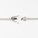 ダイヤモンドテニスネックレス ストレート Pt900枠 Pt850(金具部分一部) 幅2.3mm 45cm トータル5.43ct カラー:F〜H クラリティ:SI-1〜SI-2 カット:VG〜G ※ダイヤモンドのグレードは目安となります※