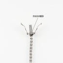 ダイヤモンドテニスネックレス ストレート Pt900枠 Pt850(金具部分一部) 幅2.3mm 45cm トータル5.43ct カラー:F〜H クラリティ:SI-1〜SI-2 カット:VG〜G ※ダイヤモンドのグレードは目安となります※