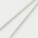 ダイヤモンドテニス ネックレス ストレート Pt900枠 Pt850(金具部分一部) 幅約2.4mm 45cm トータル5.00ct カラー:F〜H クラリティ:VS-2〜SI-2 カット:VG〜G ※ダイヤモンドのグレードは目安となります※