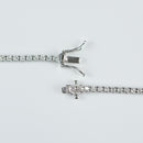 ダイヤモンドテニスネックレス ストレート Pt900枠 Pt850(金具部分一部） 幅2.4mm 45cm トータル5.00ct カラー:H〜J クラリティ:VS-2〜SI-2 カット:VG〜G ※ダイヤモンドのグレードは目安となります※