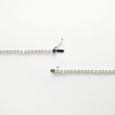 ダイヤモンドテニスネックレス ストレート Pt900枠 Pt850(金具部分一部） 幅2.4mm 45cm トータル5.05ct カラー:H〜I クラリティ:SI-1〜SI-2 カット:VG〜G ※ダイヤモンドのグレードは目安となります※