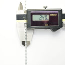 ダイヤモンドテニスネックレス ストレート Pt900枠 Pt850(金具部分一部） 幅2.4mm 45cm トータル5.05ct カラー:H〜I クラリティ:SI-1〜SI-2 カット:VG〜G ※ダイヤモンドのグレードは目安となります※